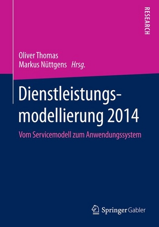 Dienstleistungsmodellierung 2014 - Oliver Thomas; Markus Nüttgens