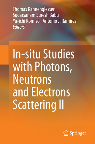 In-situ Studies with Photons, Neutrons and Electrons Scattering II - Thomas Kannengiesser; Sudarsanam Suresh Babu; Yu-ichi Komizo; Antonio J. Ramirez