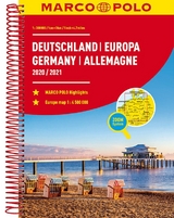 MARCO POLO Reiseatlas Deutschland 2020/2021 1:300 000, Europa 1:4 500 000