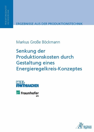 Senkung der Produktionskosten durch Gestaltung eines Energieregelkreis-Konzeptes - Markus Große Böckmann