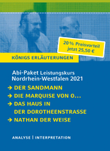 Abitur-Paket Nordrhein-Westfalen 2021. Deutsch Leistungskurs - Königs Erläuterungen - Hoffmann, E.T.A.; Kleist, Heinrich von; Lange, Hartmut; Lessing, Gotthold Ephraim