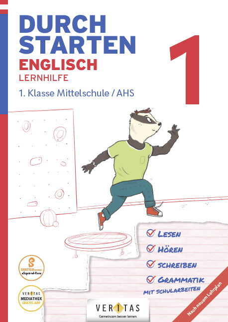 Durchstarten Englisch 1. Klasse Mittelschule/AHS Lernhilfe (mit Audio-CD) - Franz Zach, Nicole Eisinger-Müllner, Julie Eiwen