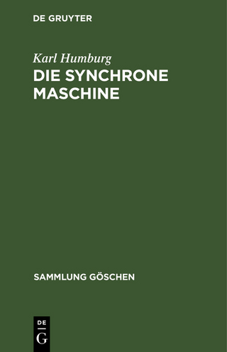 Die synchrone Maschine - Karl Humburg
