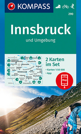 KOMPASS Wanderkarte Innsbruck und Umgebung - KOMPASS-Karten GmbH