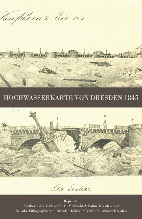 Hochwasserkarte von Dresden 1845 - Michael Schmidt