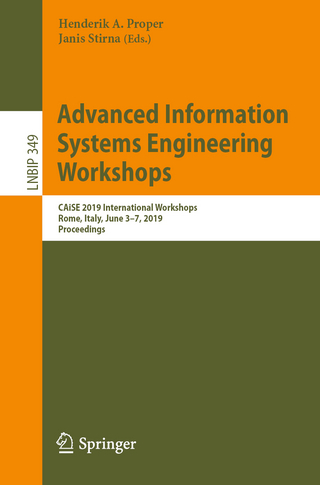 Advanced Information Systems Engineering Workshops - Henderik A. Proper; Janis Stirna