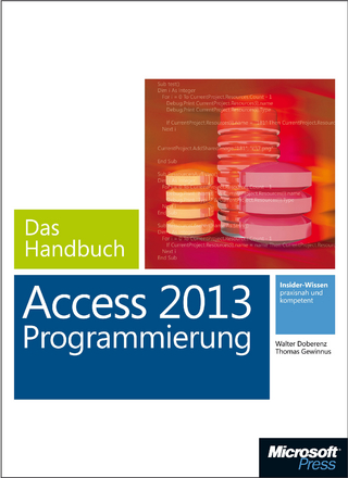 Microsoft Access 2013 Programmierung - Das Handbuch - Walter Doberenz; Thomas Gewinnus