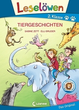Leselöwen 2. Klasse - Tiergeschichten (Großbuchstabenausgabe) - Sabine Zett
