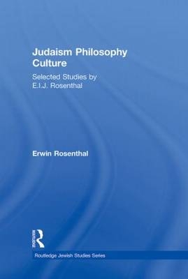 Judaism, Philosophy, Culture - Erwin Rosenthal