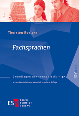 Fachsprachen - Roelcke, Thorsten