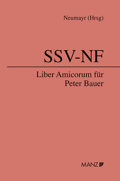 Liber Amicorum für Peter Bauer - 