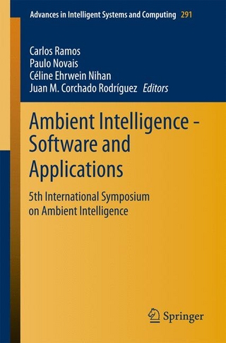 Ambient Intelligence - Software and Applications - Carlos Ramos; Paulo Novais; Céline Ehrwein Nihan; Juan M. Corchado Rodríguez