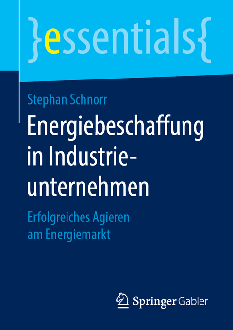Energiebeschaffung in Industrieunternehmen - Stephan Schnorr