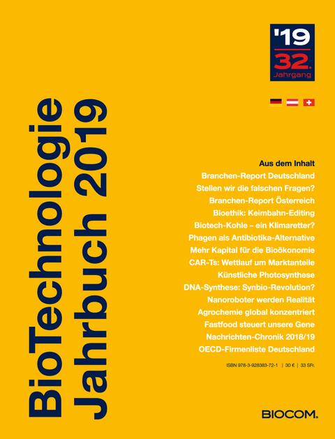 BioTechnologie Jahrbuch 2019 - 