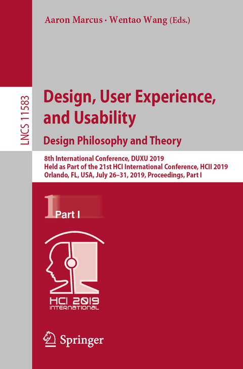Design, User Experience, and Usability. Design Philosophy and Theory - 
