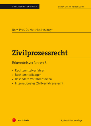 Zivilprozessrecht Erkenntnisverfahren 3 (Skriptum) - Matthias Neumayr