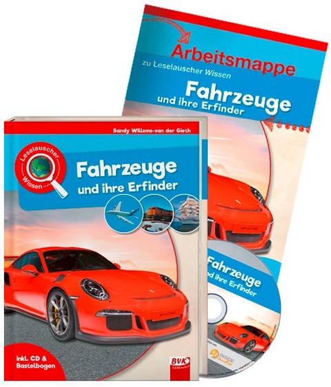 Set: Leselauscher Wissen: Fahrzeuge und ihre Erfinder (inkl. CD) - Sandy Willems-van der Gieth