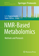 NMR-Based Metabolomics: Methods and Protocols (Methods in Molecular Biology, 2037, Band 2037)