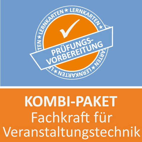 Kombi-Paket Fachkraft für Veranstaltungstechnik Lernkarten - Christina Razavi, Michaela Rung-Kraus