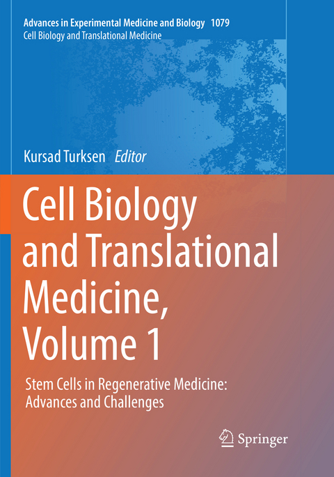 Cell Biology and Translational Medicine, Volume 1 - 