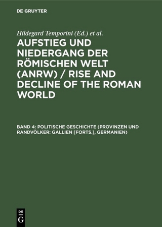 Aufstieg und Niedergang der römischen Welt (ANRW) / Rise and Decline... / Politische Geschichte (Provinzen und Randvölker: Gallien [Forts.], Germanien) - Hildegard Temporini
