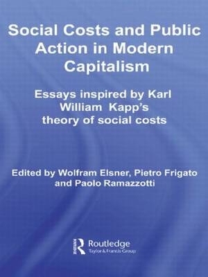 Social Costs and Public Action in Modern Capitalism - Wolfram Elsner; Pietro Frigato; Paolo Ramazzotti