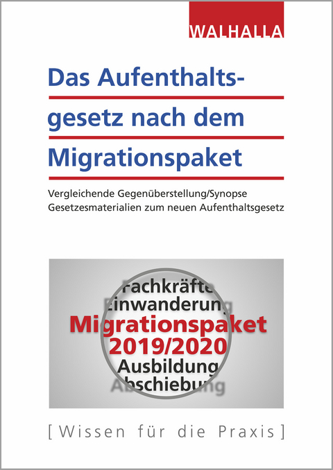 Das Aufenthaltsgesetz nach dem Migrationspaket -  Walhalla Fachredaktion