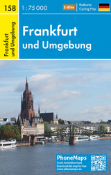 Frankfurt und Umgebung, Radkarte 1 : 75 000 - 