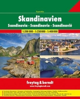 Skandinavien Superatlas, Autoatlas 1:250.000 - 1:400.000 - 