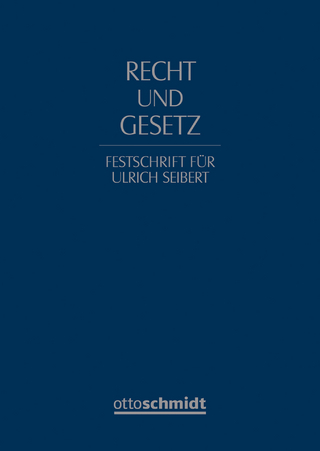 Recht und Gesetz. Festschrift für Ulrich Seibert - Alfred Bergmann; Michael Hoffmann-Becking; Ulrich Noack