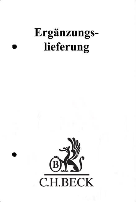 Beck'sches Personalhandbuch Bd. I: Arbeitsrechtslexikon / Beck'sches Personalhandbuch Bd. I: Arbeitsrechtslexikon 103. Ergänzungslieferung