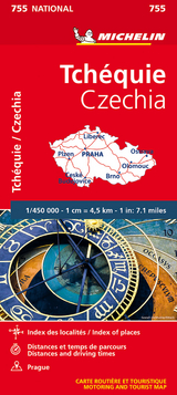 Czechia - Michelin National Map 755 -  Michelin