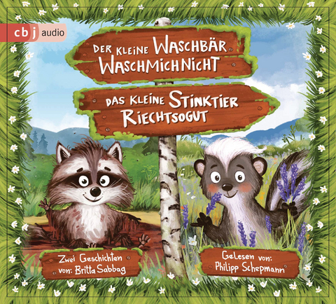 Der kleine Waschbär Waschmichnicht und Das kleine Stinktier Riechtsogut - Britta Sabbag