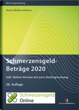 SchmerzensgeldBeträge 2020 (Buch mit Online-Zugang) - Hacks, Susanne; Wellner, Wolfgang; Häcker, Frank