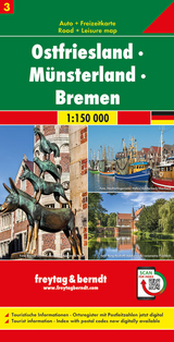 Ostfriesland - Münsterland - Bremen, Autokarte 1:150.000, Blatt 3 - 