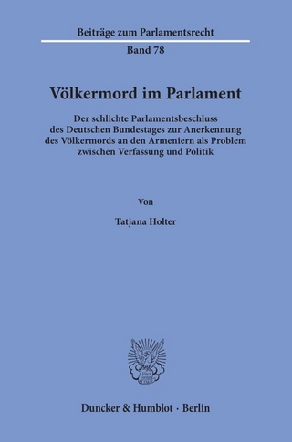 Völkermord im Parlament. - Tatjana Holter