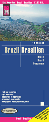 Reise Know-How Landkarte Brasilien / Brazil (1:3.850.000) - Reise Know-How Verlag Peter Rump