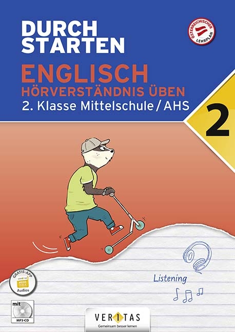 Durchstarten Englisch 2. Klasse Mittelschule/AHS Hörverständnis üben (mit Audio-CD) - Nicole Eisinger-Müllner, Julie Eiwen