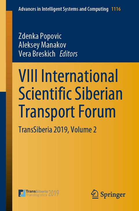 VIII International Scientific Siberian Transport Forum - 