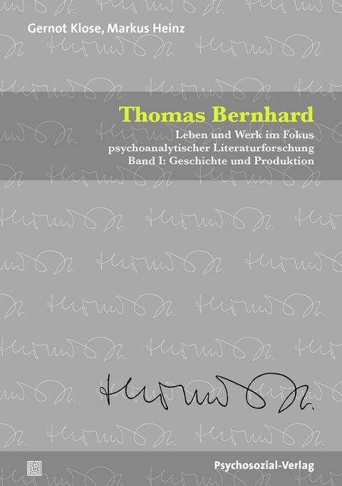 Thomas Bernhard - Gernot Klose, Markus Heinz