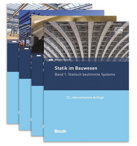 Statik im Bauwesen komplett - 4 Bände - Werner Kirsch, Eric Scholz, Paul Spitzer