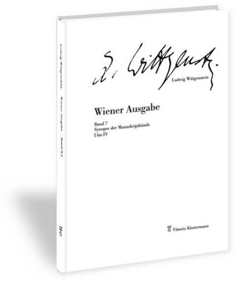 Wiener Ausgabe - Ludwig Wittgenstein