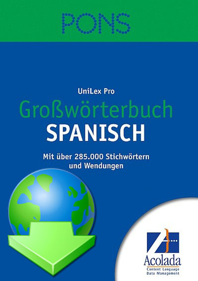 PONS Großwörterbuch Spanisch Spanisch-Deutsch / Spanisch-Deutsch -  PONS Redaktion