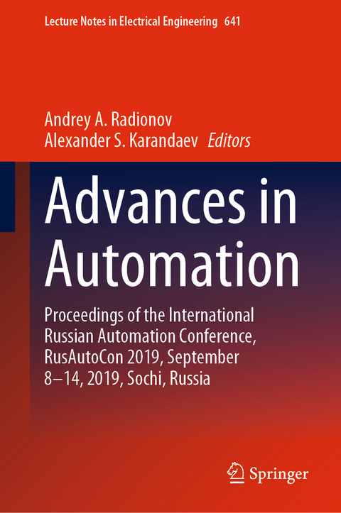 Advances in Automation - 