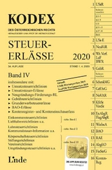 KODEX Steuer-Erlässe 2020, Band IV - Bodis, Andrei; Doralt, Werner