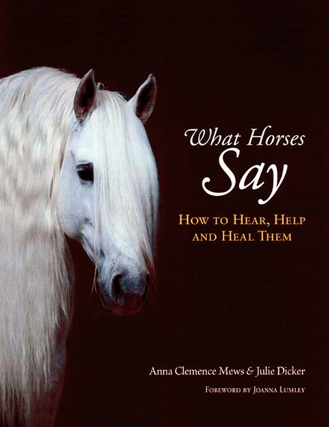 WHAT HORSES SAY -  JULIE DICKER