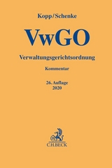 VwGO - Verwaltungsgerichtsordnung - Schenke, Wolf-Rüdiger