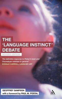'Language Instinct' Debate - Sampson Geoffrey Sampson