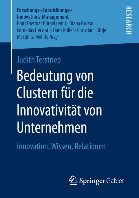 Bedeutung von Clustern für die Innovativität von Unternehmen - Judith Terstriep