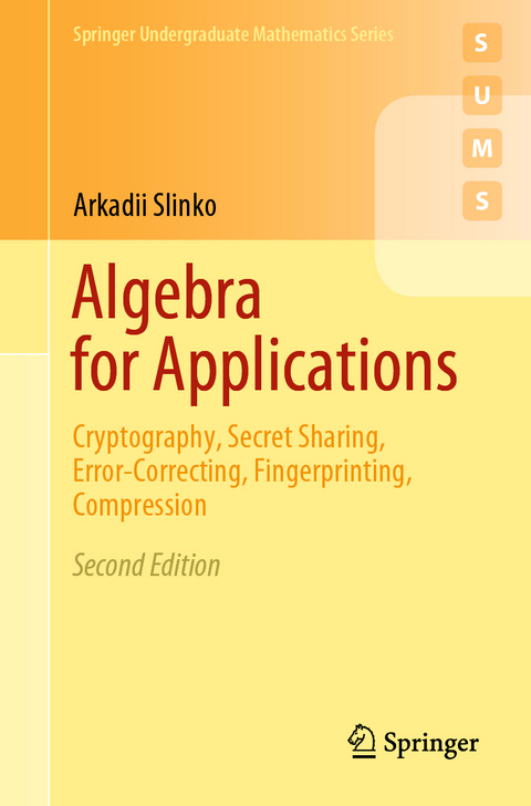Algebra for Applications - Arkadii Slinko
